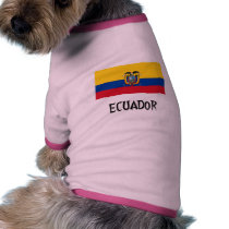 Ecuador Flag Pet Tee
