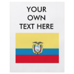 Ecuador Flag Flyer Design