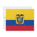 Ecuador flag announcements