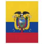 Ecuador flag letterhead template