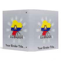 Ecuador Flag Map 2.0 Binders
