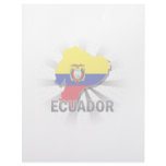 Ecuador Flag Map 2.0 Letterhead
