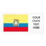 Ecuador Flag Photo Card Template