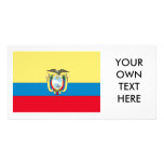 Ecuador Flag Photo Card Template