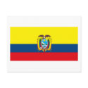 Ecuador Flag Postcard