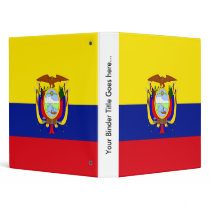 Ecuador High quality Flag Binders