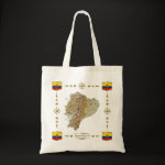Ecuador Map Flag Border Bag
