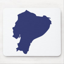 Ecuador Map mousepads
