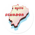 Ecuador Map stickers by worldtees Ecuador Map stickers
