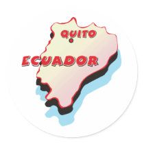 Ecuador Map stickers