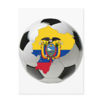 Ecuador national team postcard