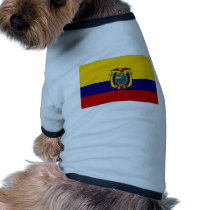 Ecuador Naval Ensign Doggie Shirt