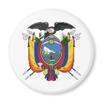 Ecuador Official Coat Of Arms Heraldry Symbol Refrigerator Magnets