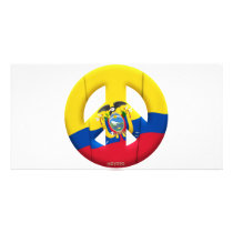 Ecuador Personalized Photo Card