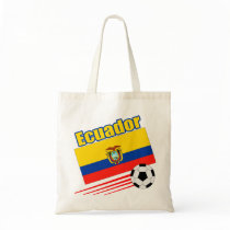 Ecuador Soccer Team Tote Bags