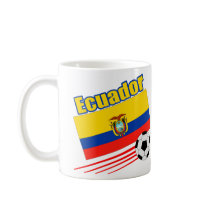 Ecuador Soccer Team Mugs mug