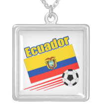 Ecuador Soccer Team Personalized Necklace