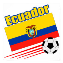 Ecuador Soccer Team Poster print