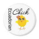 Ecuadorian Chick magnets