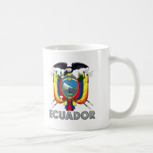 Ecuadorian Emblem Coffee Mugs