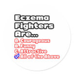 Eczema Fighter Quiz Sticker