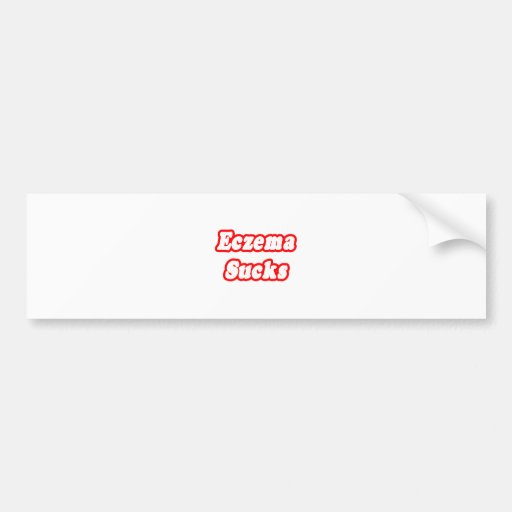 Eczema Sucks Bumper Sticker