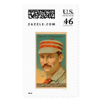 Ed Andrews Baseball Card 1888 Postage Stamps