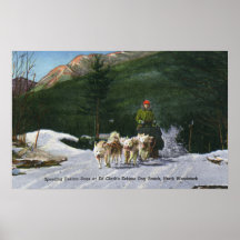 Ed Clark's Eskimo Dog Ranch, Dogsledding Posters