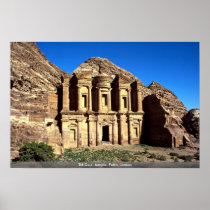 'Ed-Deu', temple, Petra, Jordan Posters