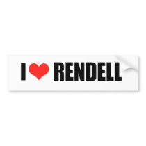 ED RENDELL BUMPER STICKER