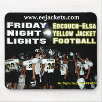 Edcouch-Elsa Football Mouse Pad mousepads by eejackets Edcouch-Elsa Football Mouse Pad mousepads