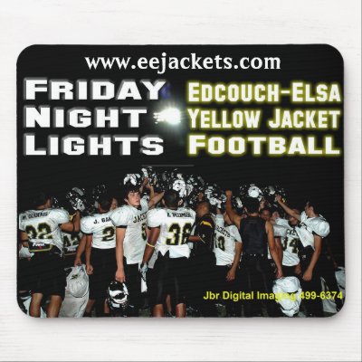 Edcouch-Elsa Football Mouse Pad by eejackets