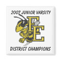 Edcouch-Elsa JV 2007 District Champions magnets