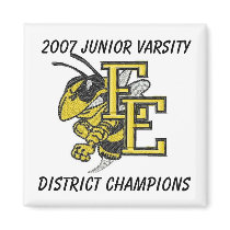 Edcouch-Elsa JV 2007 District Champions magnets