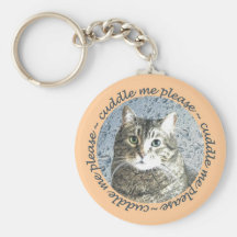 Edd the Cat's Valentine Keychain