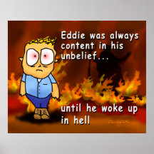 Eddie Wakes Up in Hell Posters