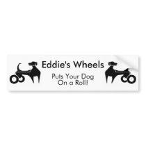 Eddie's Wheels Bumper Sticker bumper stickers