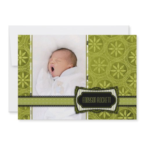 Eddyson Rockett Birth Announcements invitation