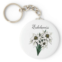 Edelweiss Flowers Key Chain