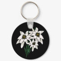 Edelweiss Flowers keychains