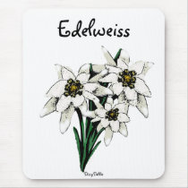Edelweiss Flowers mousepads