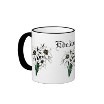 Edelweiss Flowers Coffee Mugs