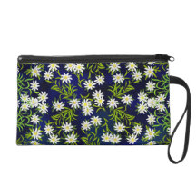 Edelweiss Mountain Flowers Wristlet