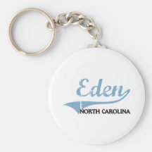 Eden North Carolina City Classic Key Chain