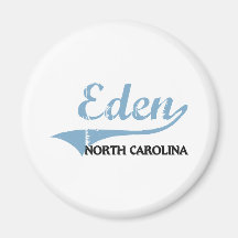 Eden North Carolina City Classic Magnets
