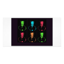 Edgar Allan Po Collage Photo Greeting Card