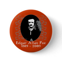 Edgar Allan Poe 1809-2009 Anniversary T shirt Pinback Buttons