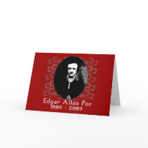 Edgar Allan Poe 1809-2009 Anniversary T shirt Cards