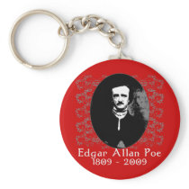 Edgar Allan Poe 1809-2009 Anniversary T shirt Keychain