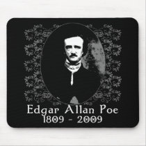 Edgar Allan Poe 1809-2009 Anniversary T shirt Mouse Pad
